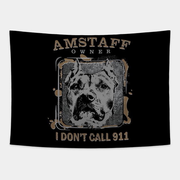 American Staffordshire Terrier - Amstaff Tapestry by Nartissima