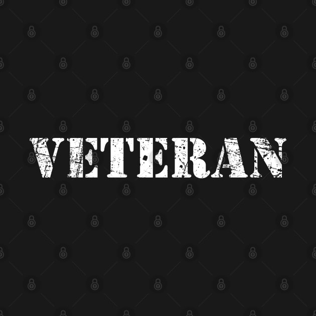 Vintage Army Veteran • Classic Retro USA Military Distressed by Kushteez