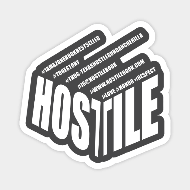 HOSTILE CUBE Magnet by HOSTILEBOOKGEAR