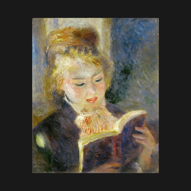 Girl Reading By Pierre Renoir by MurellosArt