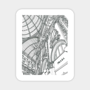 Milan Galleria Vittorio Emanuele ii Magnet