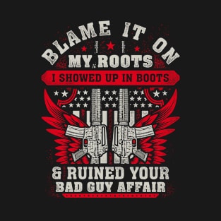 Veteran showed up in boots T-Shirt