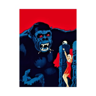 Danish movie poster for King Kong (1933), vintage illustration T-Shirt