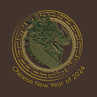 Chinese New Year of Wood Dragon 2024 T-Shirt