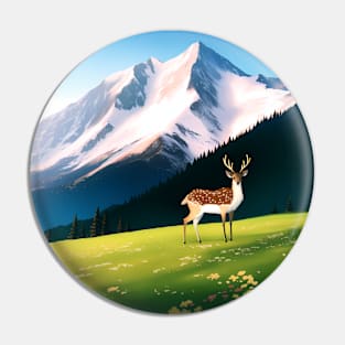 Deer in a Prairie Pin