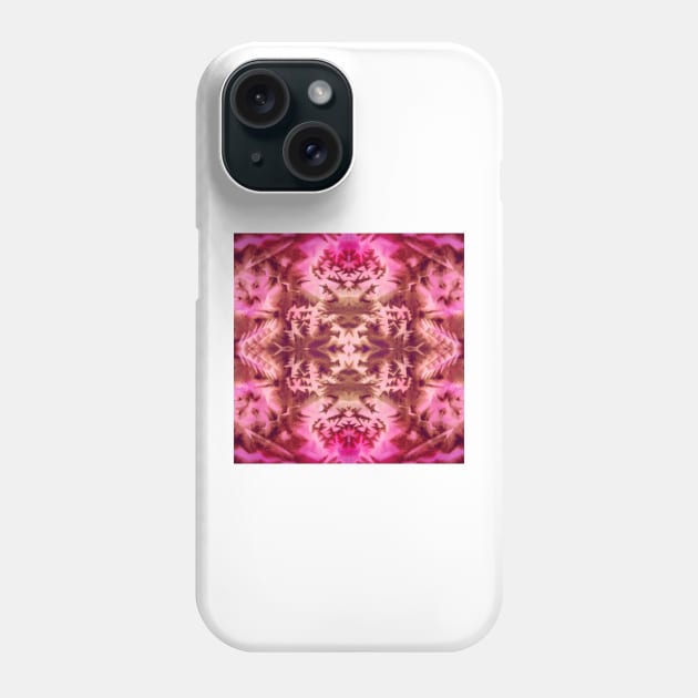 Solar Print Pattern 3 in Pink Phone Case by Heatherian