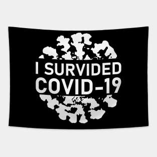 I survived covid 19 Tapestry