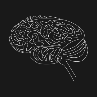 One-line Brain T-Shirt