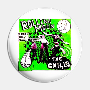 Rolling Moon 1982 Indie Rock Throwback Pin