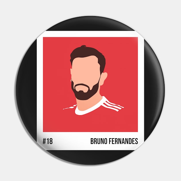 Bruno Fernandes Minimalistic Camera Film Pin by GotchaFace