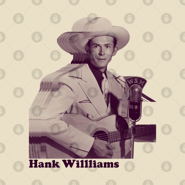 Hank Williams /// Retro by PiedPiper