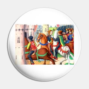 The capture of Joan of Arc by the Burgundians. Pin