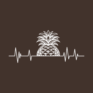 pineapple heartbeat ,Ananas heartbeat fruit T-Shirt