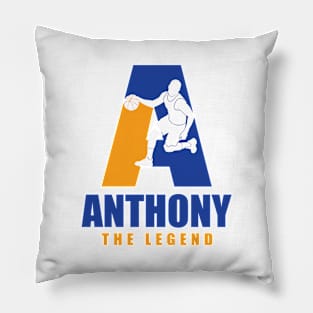 Anthony Custom Player Basketball Your Name The Legend Pillow