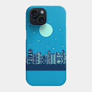 Blue City Lights Phone Case