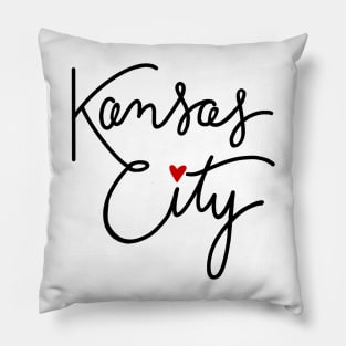 Cursive Kansas City Love Pillow