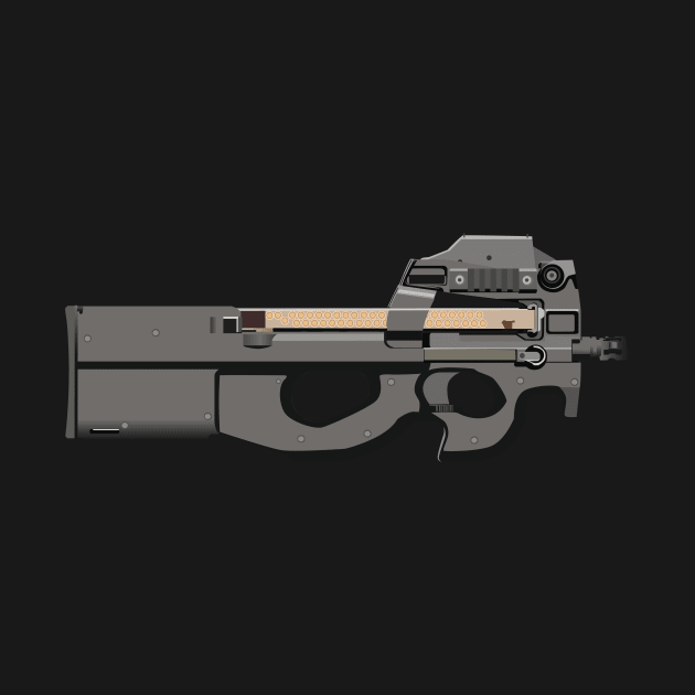 P90 Compact Submachine Gun by NorseTech