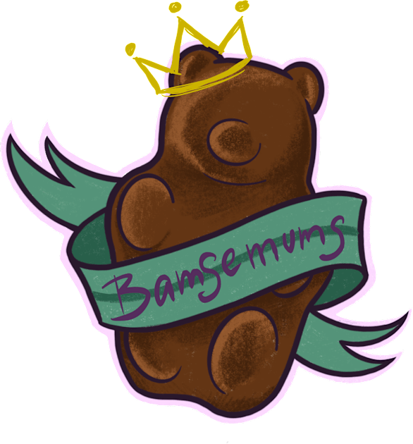 Princess Chocolate Bear Kids T-Shirt by Huldra Tattoo