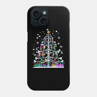 Christmas Tree Skeleton Xmas Radiology Xray Technologist Phone Case