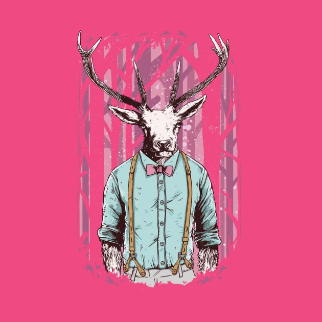 Hipster Deer by ByVili