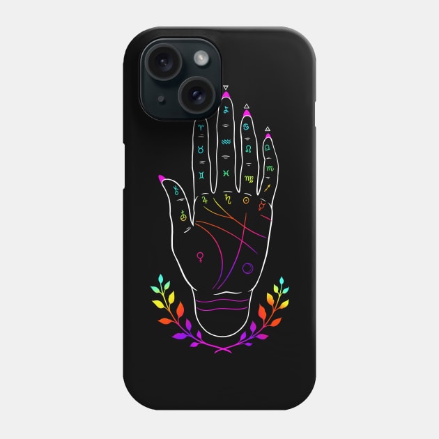 Palmistry hand Phone Case by OccultOmaStore