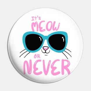 Meow or Never Pin