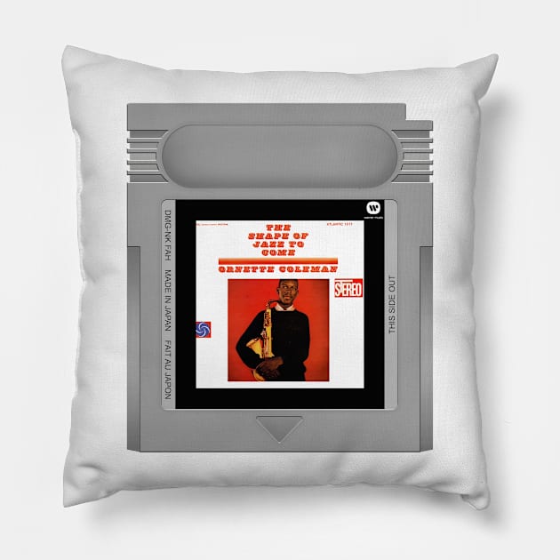 The Shape of Jazz to Come Game Cartridge Pillow by PopCarts