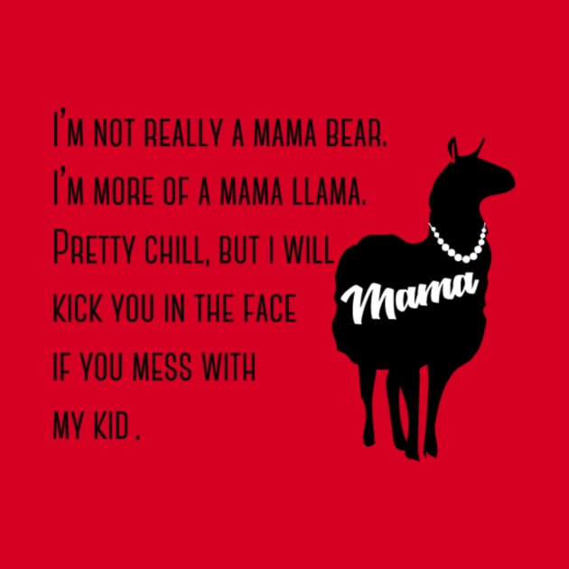 Mama Llama-One Kid by Sketch_Freelance_Graphic_Design