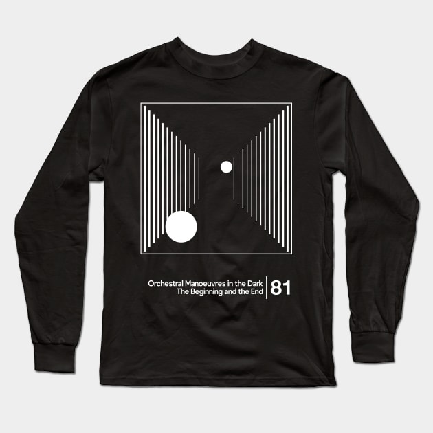 OMD - The Beginning The End / Minimal Style Graphic Artwork Design Omd - Long Sleeve T-Shirt | TeePublic