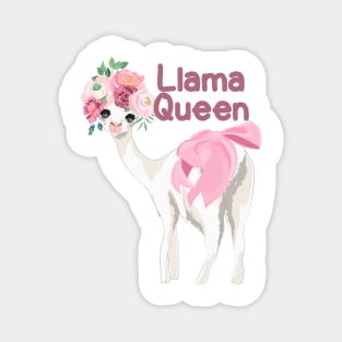 Llama Queen Magnet