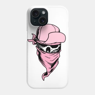 Pink Skull Hat Phone Case