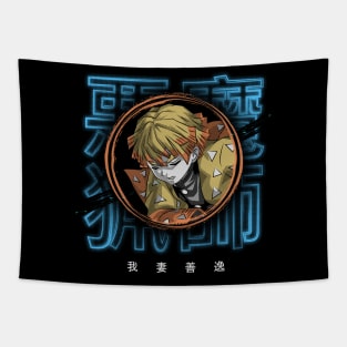 Zenitsu Demon Hunter Tapestry