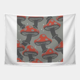 Sparkling Mushroom Pattern 1 Tapestry