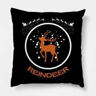 Reindeer Rampage Pillow