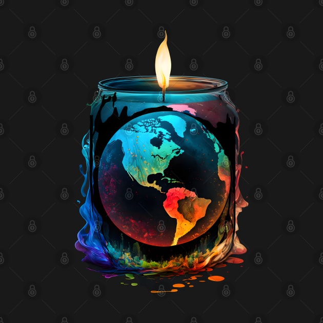 Illuminate Earth: A Candle for Change by Toonstruction