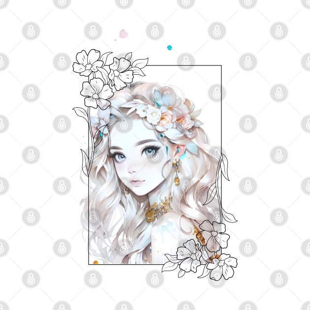 anime Flower Girl by Heawonshop