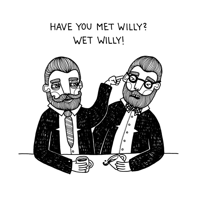 Wet Willy Willy TShirt TeePublic
