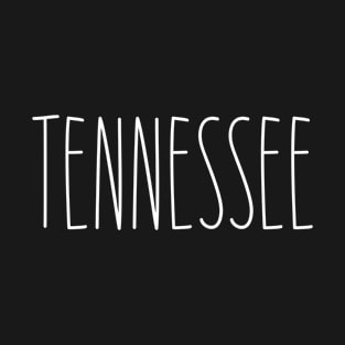 Tennessee Cute Minimalist Long Letters T-Shirt