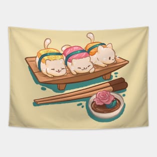 Sushi Kitties Tapestry