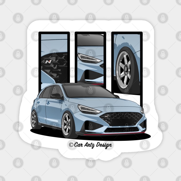 Hyundai i30N Magnet by Car-Artz-Design