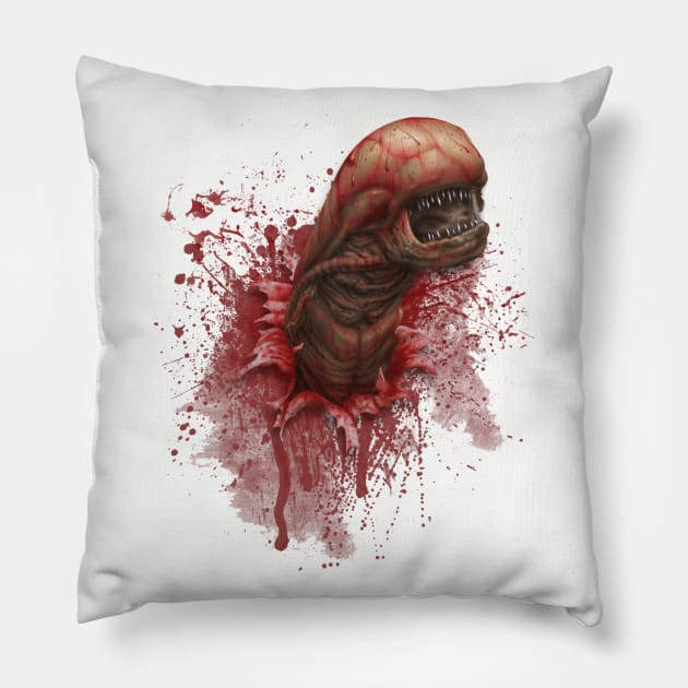 Chestburster - ALIEN Pillow by Chewbaccadoll