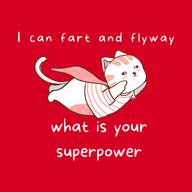Cute Farting kitty by ODIN DESIGNS
