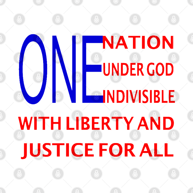 One Nation under God by Witty Things Designs