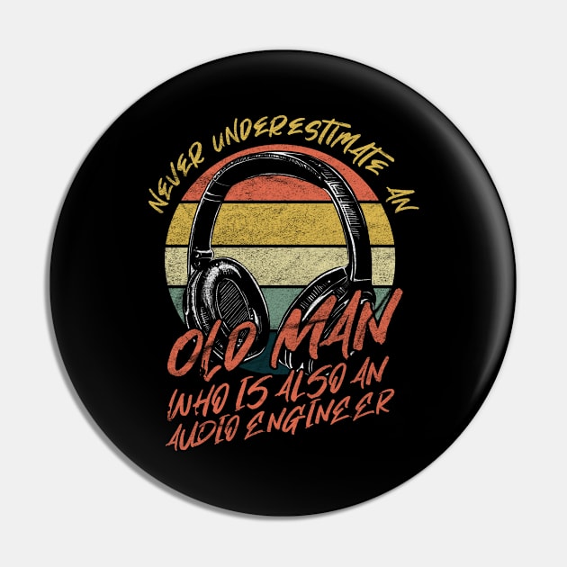 Audio Engineer Pin by Cooldruck