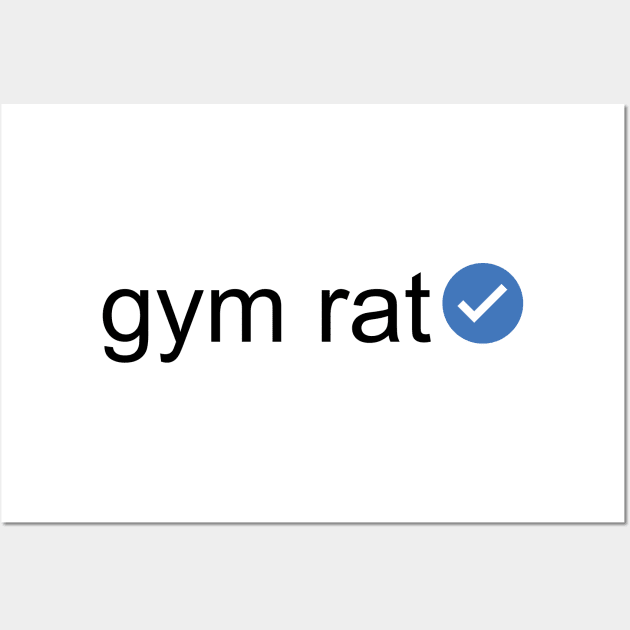 Gym Rat' Poster – blackboyphantasy