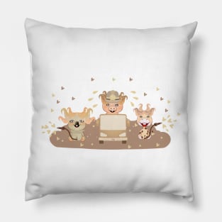 Cute Animal Water Love Pillow