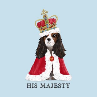 His Majesty King Charles Fun Coronation Souvenir  Pink T-Shirt