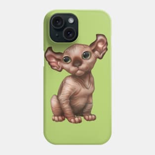 Cat-a-clysm elf kitten Phone Case