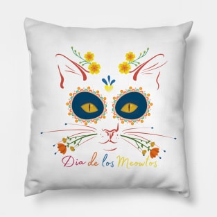 Dia de los Meowtos #4 Pillow