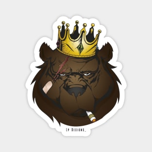 The Bear King Magnet